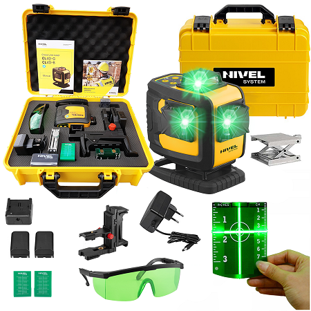Nivel CL4D-G Laser krzyżowy (Zielony)